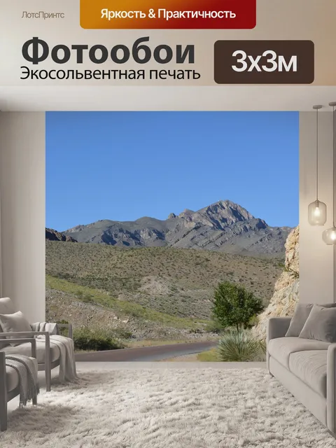 Фотообои Государственный парк Franklin Mountains