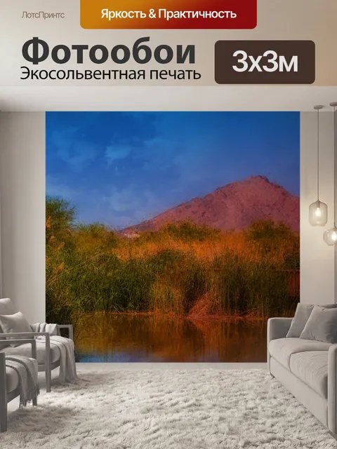 Фотообои Заболоченные места пустыни