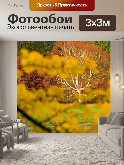 Фотообои Абстракция Цветы осени