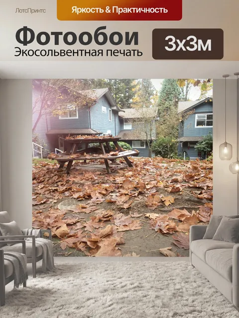 Фотообои Осень вид
