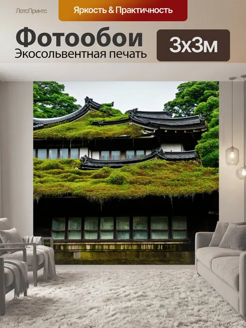 Фотообои япония: заброшенная деревня