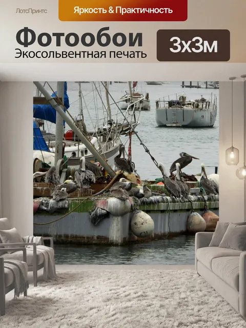 Фотообои Пеликан Руст