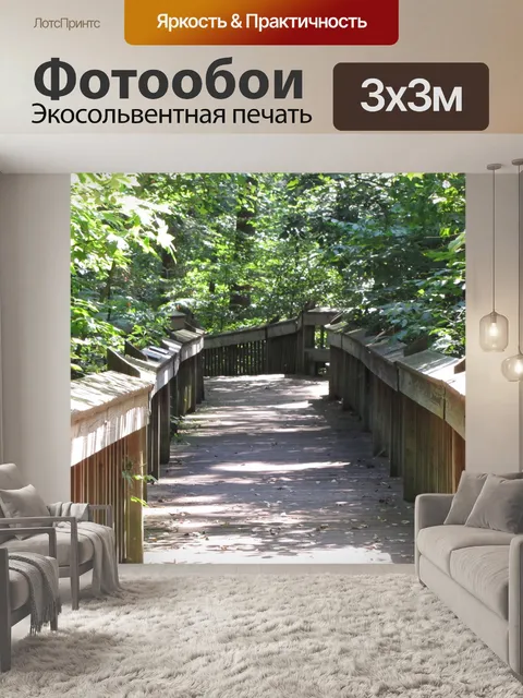 Фотообои Пешеходная тропа