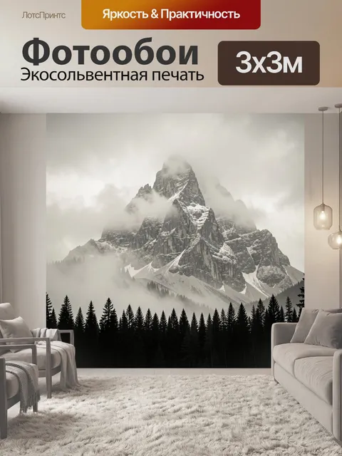 300 × 300 см · Экосольвентная печать