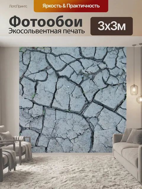 Фотообои треснувший