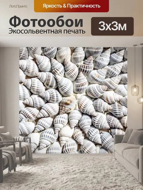 Фотообои Seashell фон