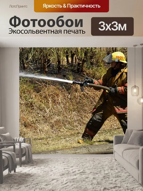 Фотообои Пожарный