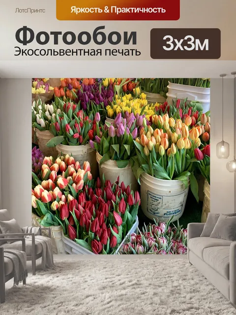 Фотообои Тюльпаны
