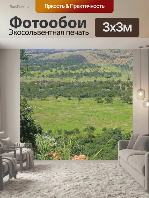 Фотообои Вид на открытую равнину