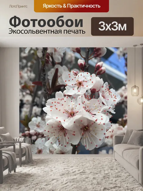 Фотообои Расцветает