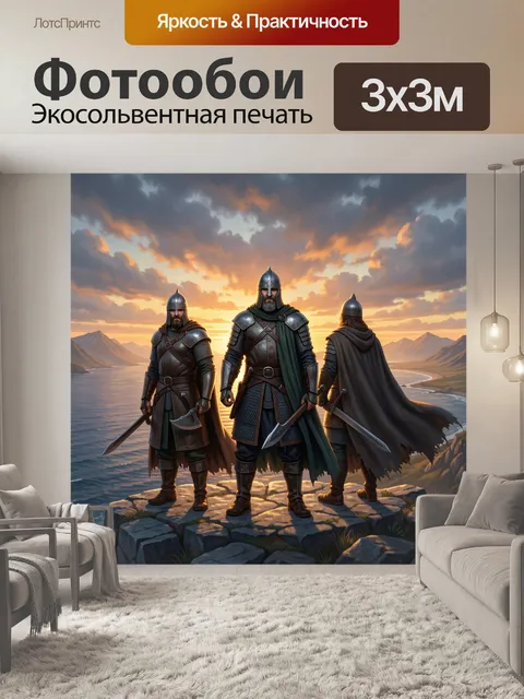 Фотообои Стражи закатного побережья