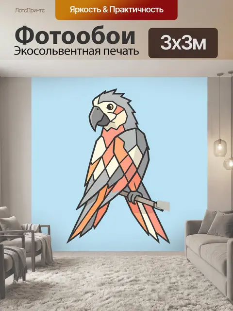 300 × 300 см · Экосольвентная печать