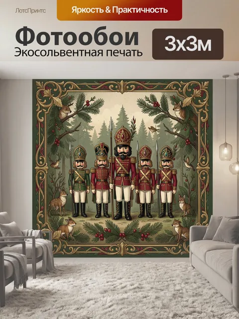 300 × 300 см · Экосольвентная печать
