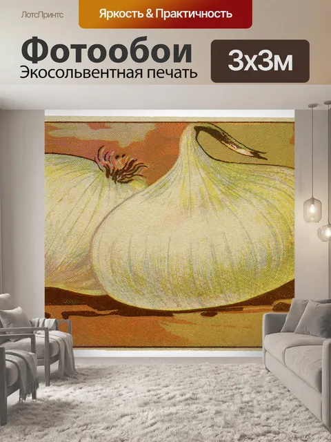 Фотообои Винтажные овощи пакет с семенами