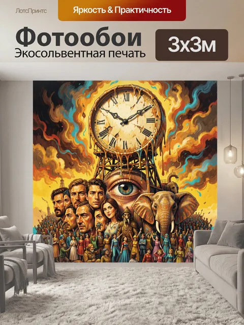 300 × 300 см · Экосольвентная печать