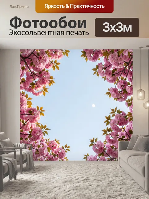 300 × 300 см · Экосольвентная печать