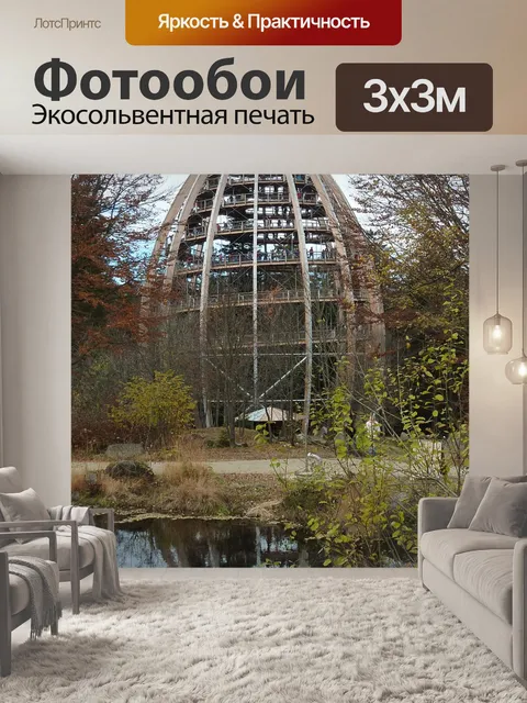 Фотообои Тропинка на верхушках деревьев