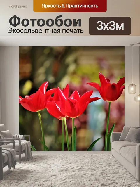Фотообои Цветы