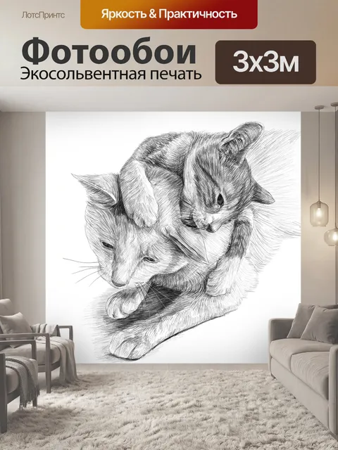 Фотообои Кошки