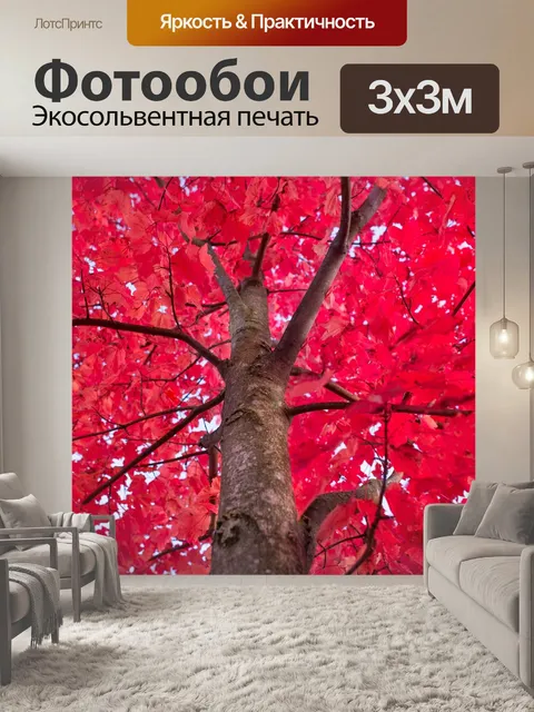 Фотообои Красный