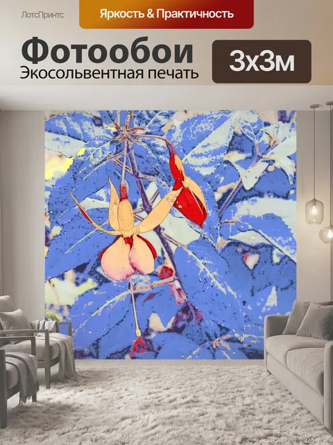 Фотообои Цветы Фуксии