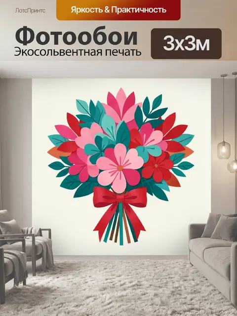 300 × 300 см · Экосольвентная печать