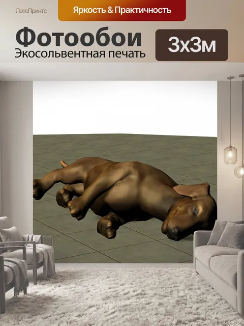 Фотообои такса
