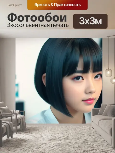 Фотообои комфортные и стильные стрижки для девушек