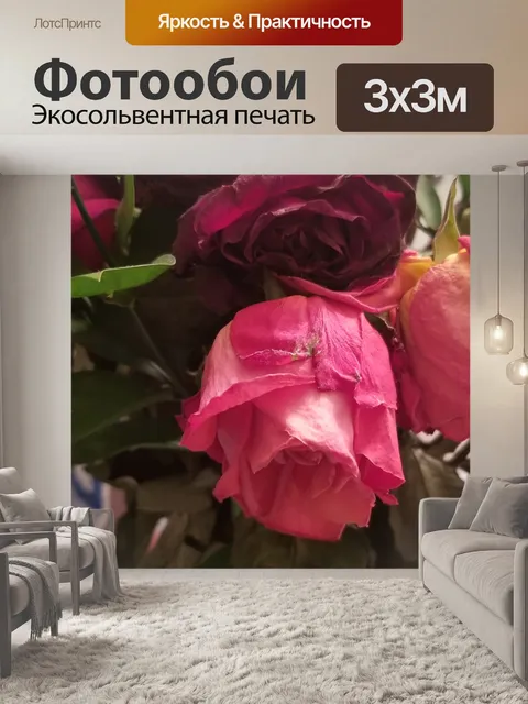 Фотообои Мертвые розы
