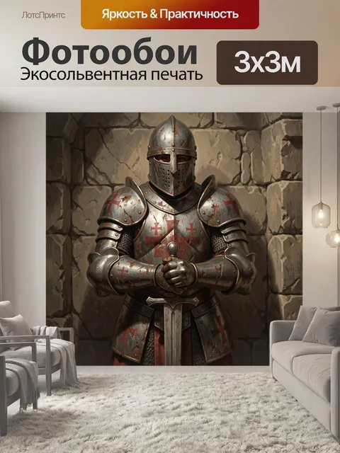 Фотообои Тамплиер с мечом