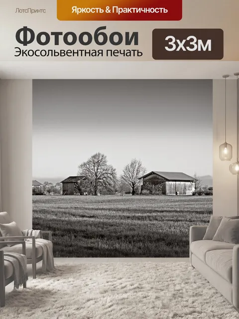 Фотообои Полевой сарай
