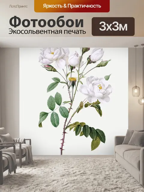 Фотообои Роза винтажное искусство старое