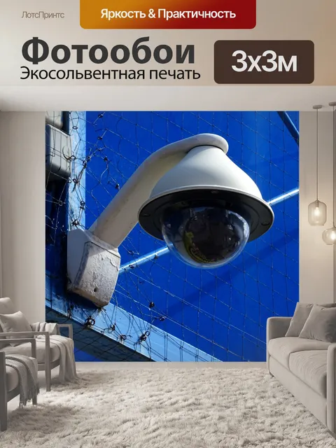 Фотообои Купольная уличная камера видеонаблюдения