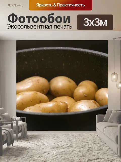 Фотообои Картошка