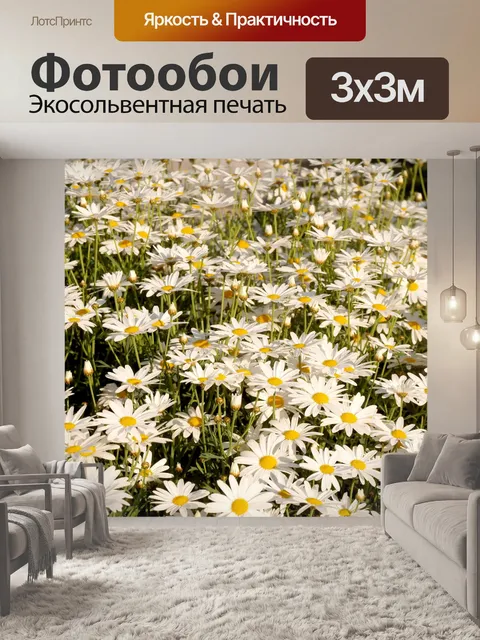 Фотообои Цветник на горе Дои Интанон