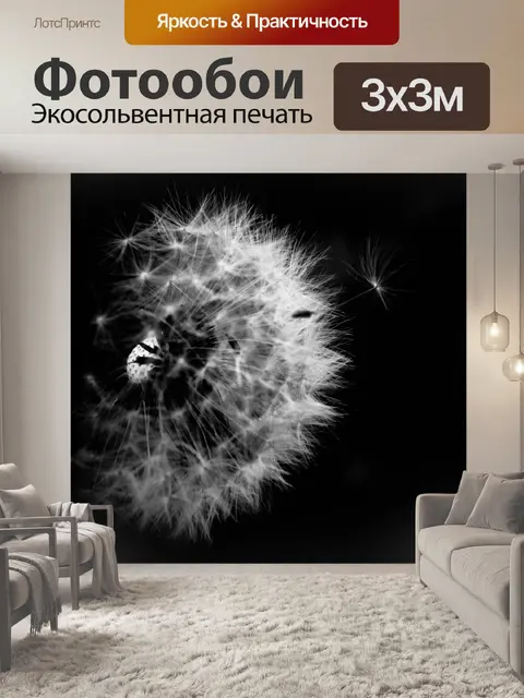 Фотообои Одуванчик