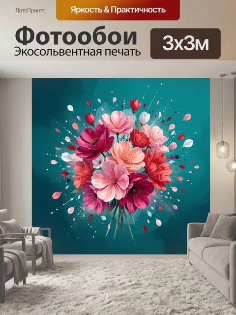 300 × 300 см · Экосольвентная печать