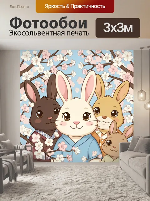 300 × 300 см · Экосольвентная печать