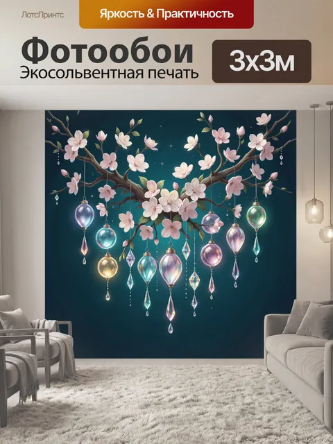 300 × 300 см · Экосольвентная печать