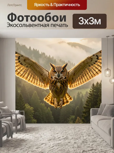 300 × 300 см · Экосольвентная печать