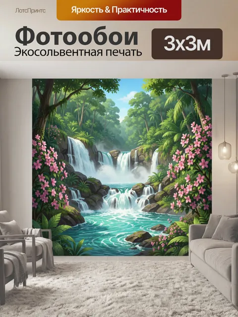 300 × 300 см · Экосольвентная печать
