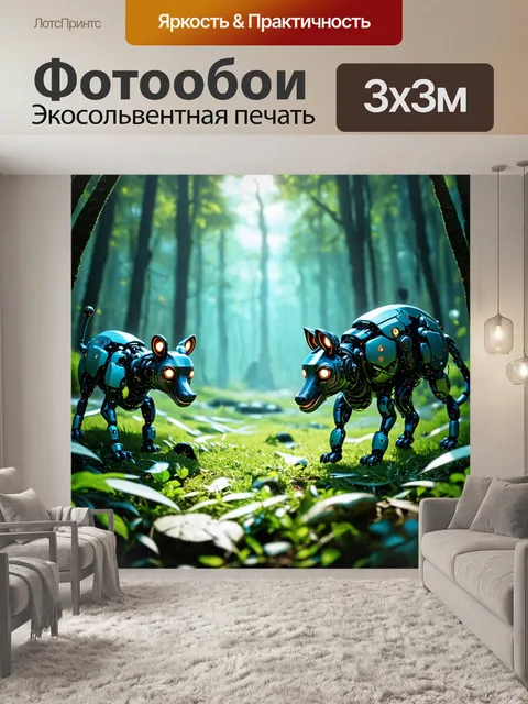 Фотообои природа в стиле футуризм