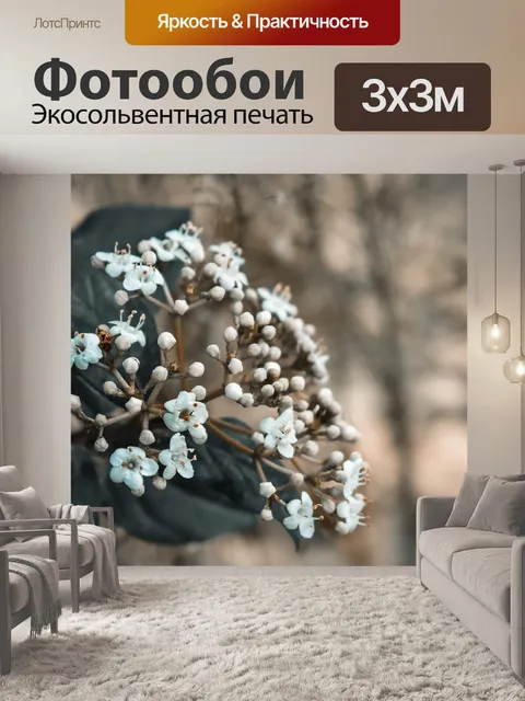 Фотообои Цветочный