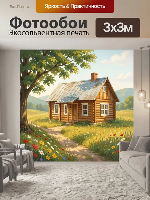 300 × 300 см · Экосольвентная печать