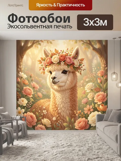 300 × 300 см · Экосольвентная печать