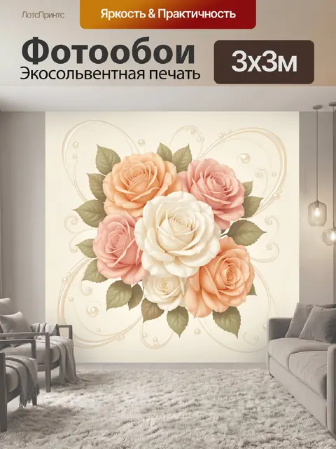 300 × 300 см · Экосольвентная печать