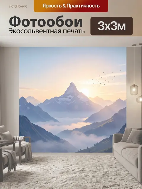 300 × 300 см · Экосольвентная печать