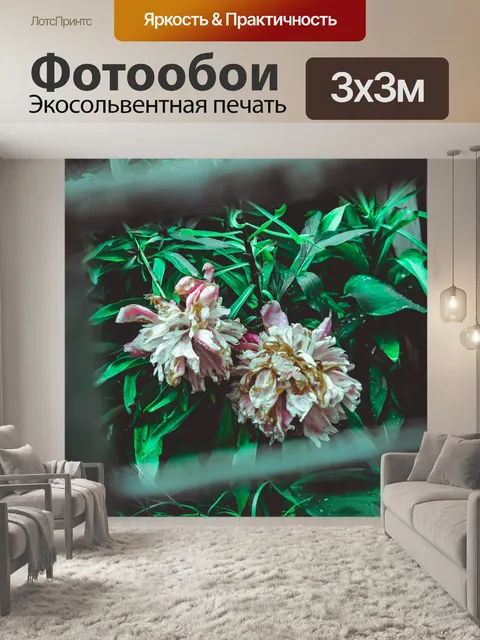 Фотообои Пион плесень