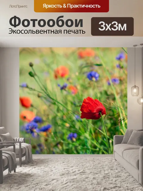Фотообои Маки