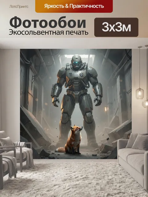 300 × 300 см · Экосольвентная печать